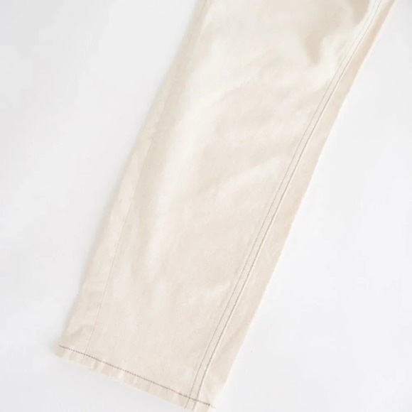 Prana Cream Taper  Denim Size 6-28 - Picture 8 of 15